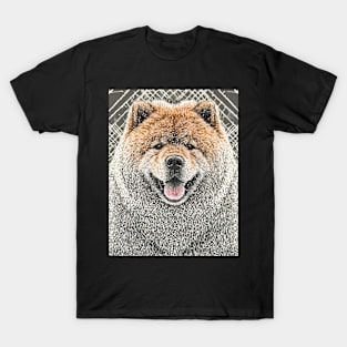 Dog Portrait - Chow Chow T-Shirt